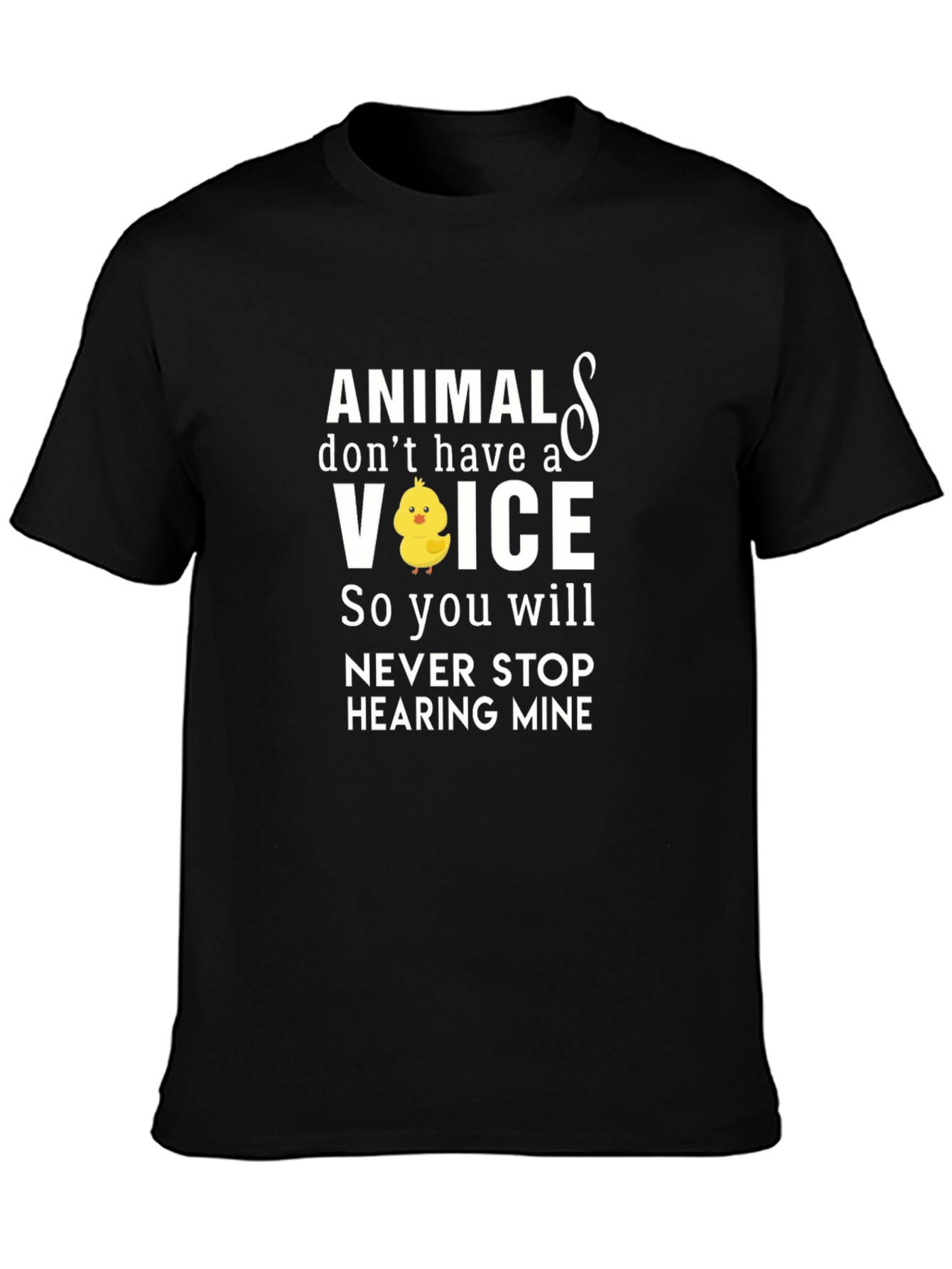 Animals Voice T-Shirt Vegan Activist Tee