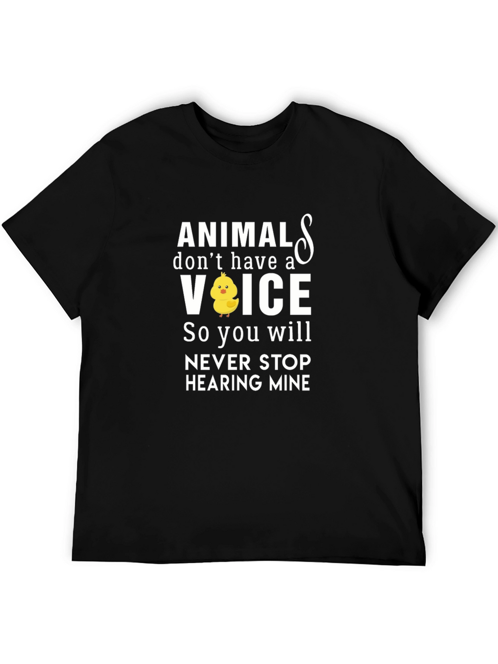 Animals Voice T-Shirt Vegan Activist Tee