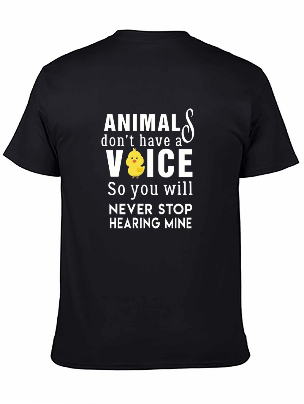 Animals Voice T-Shirt Vegan Activist Tee