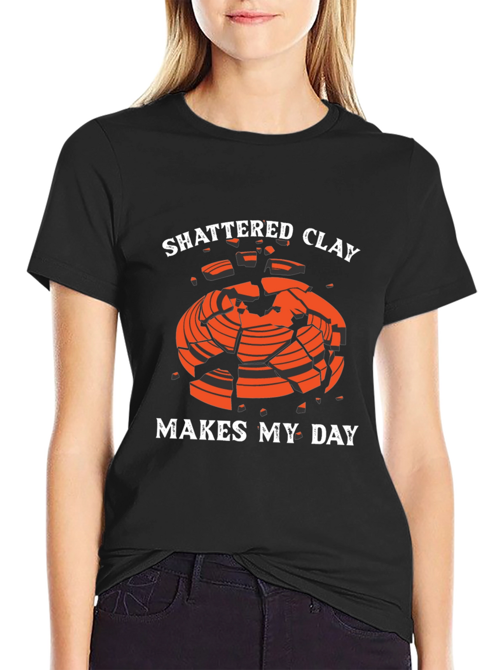 Shattered Clay Makes My Day Graphic Tee