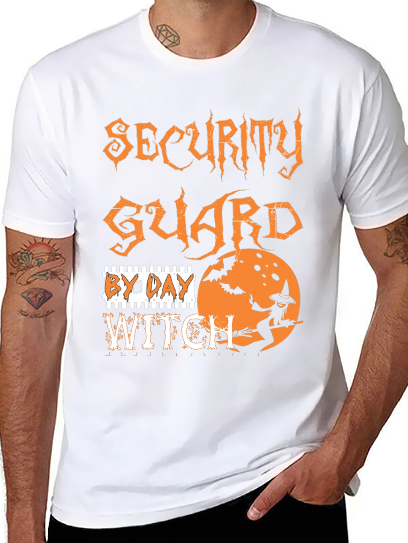 Security Guard By Day Witch By Night T-Shirt