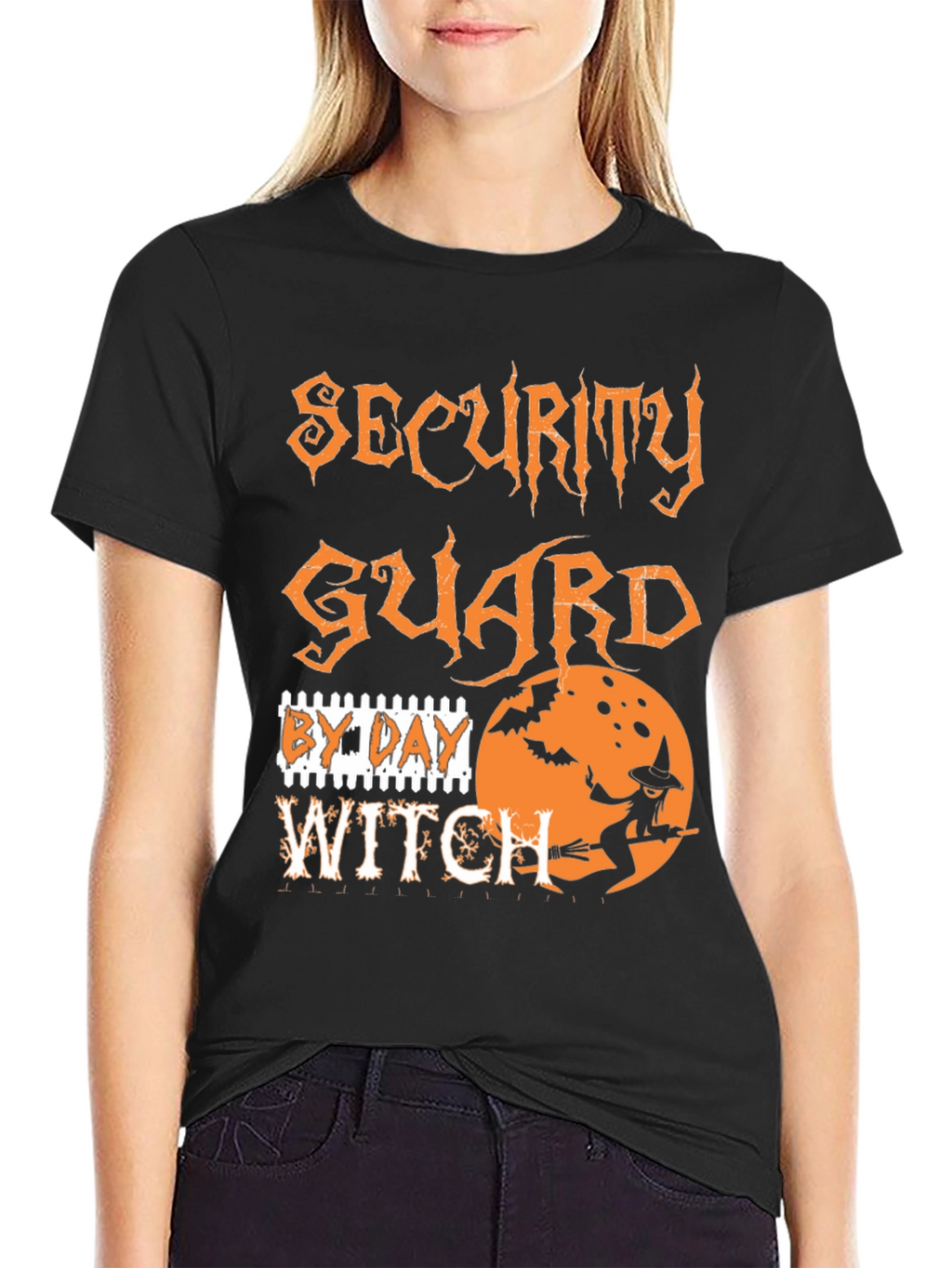 Security Guard By Day Witch By Night T-Shirt