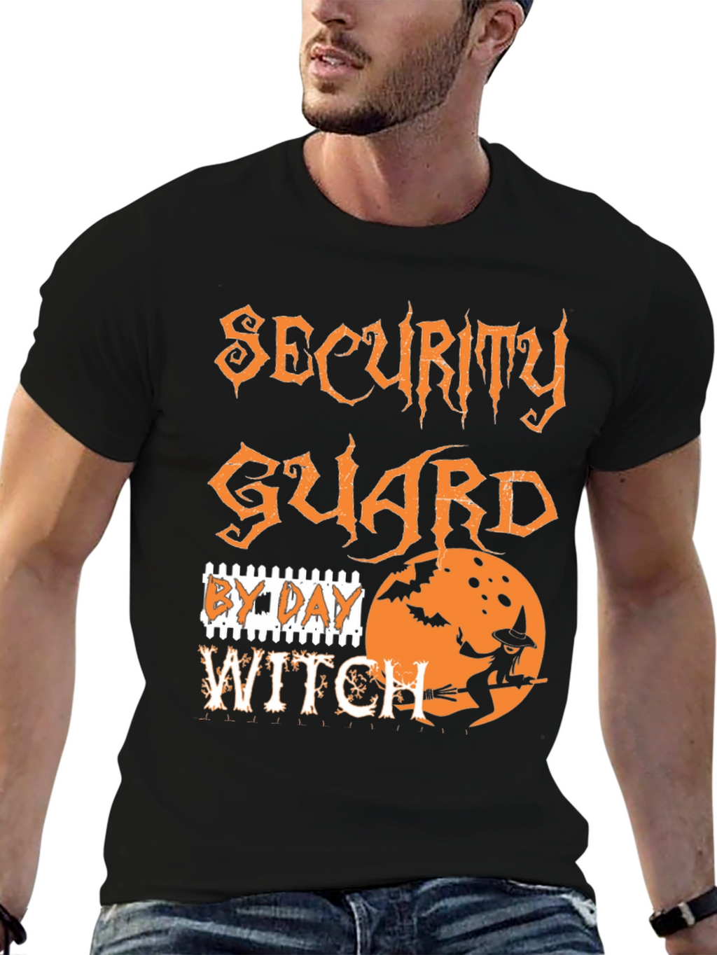 Security Guard By Day Witch By Night T-Shirt