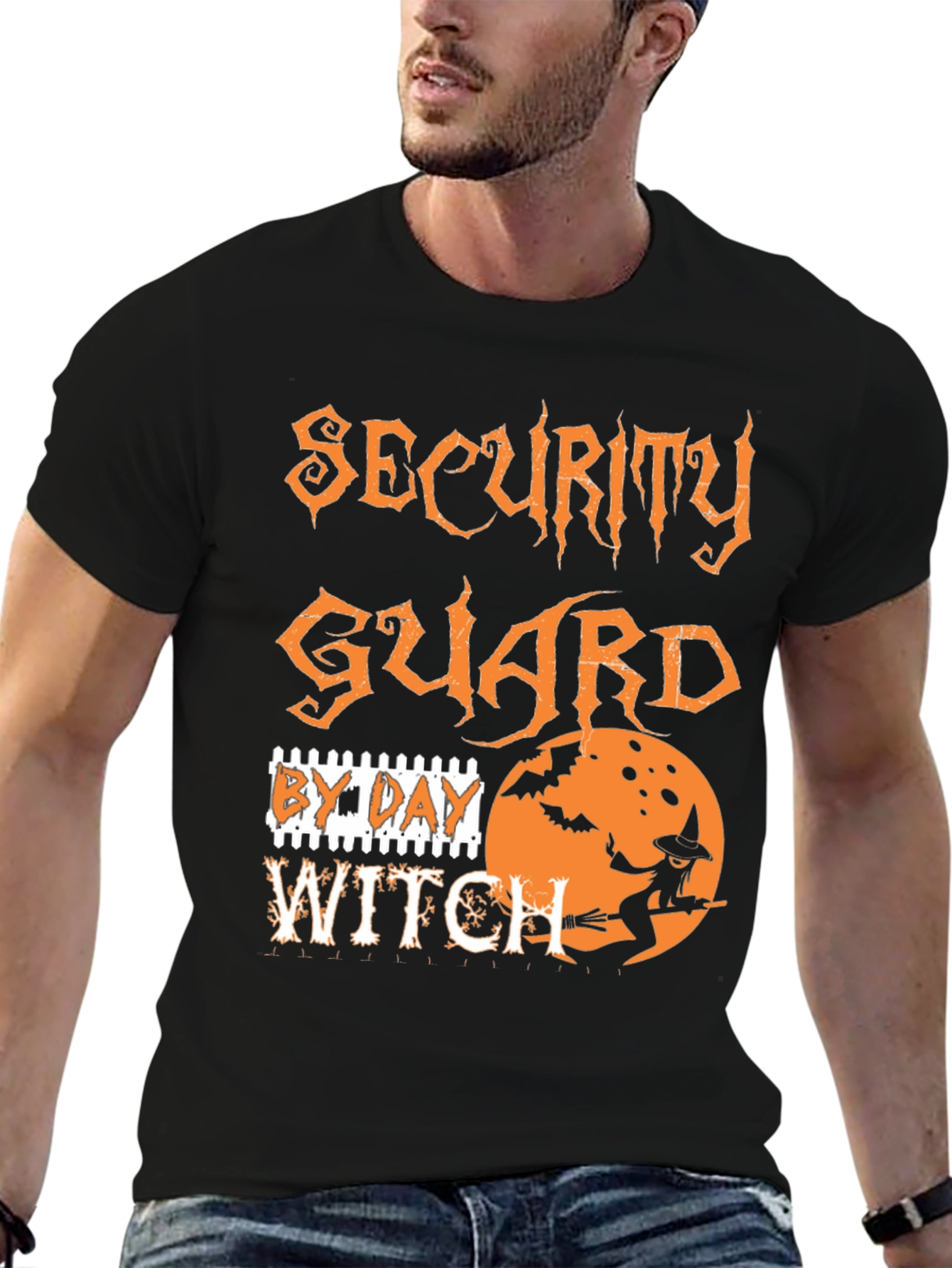 Security Guard By Day Witch By Night T-Shirt