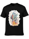 Floral Sneaker Graphic Tee - Casual Style