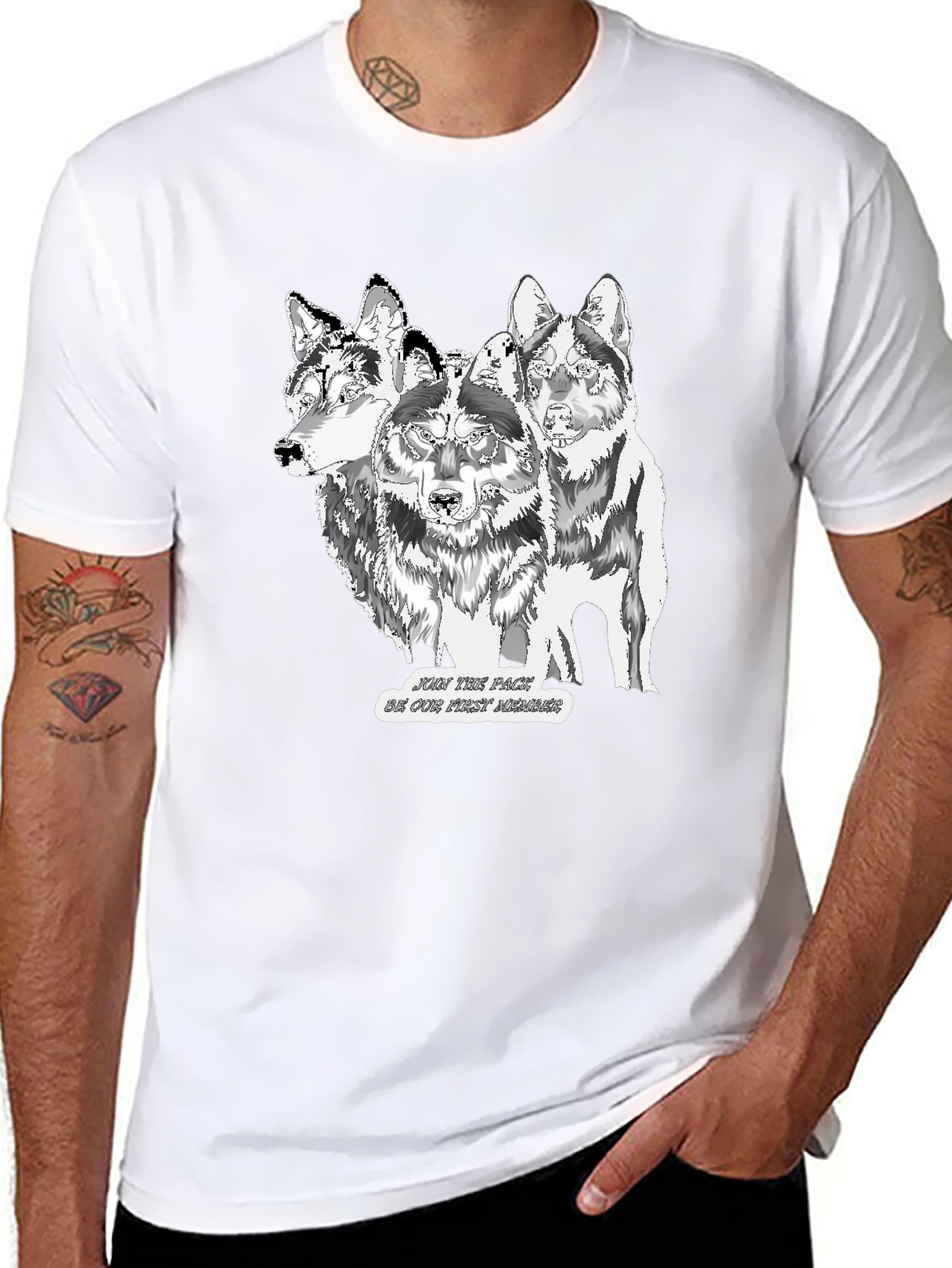 Wolf Pack Graphic T-Shirt - Join the Pack!