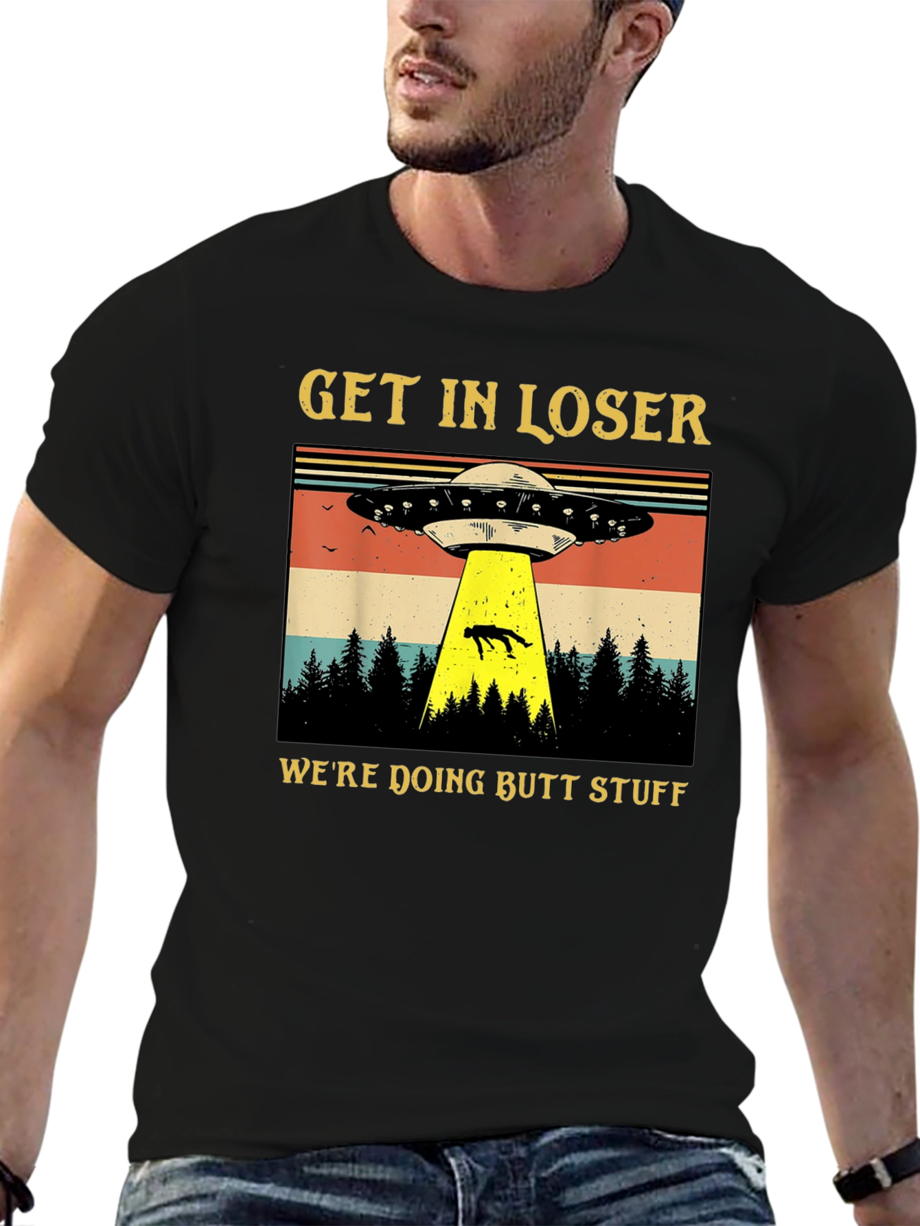 Alien Abduction T-Shirt: Get In Loser