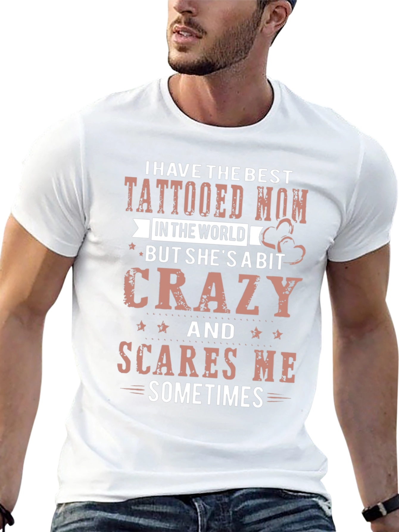 Tattooed Mom Graphic Tee - Crazy But Loved!