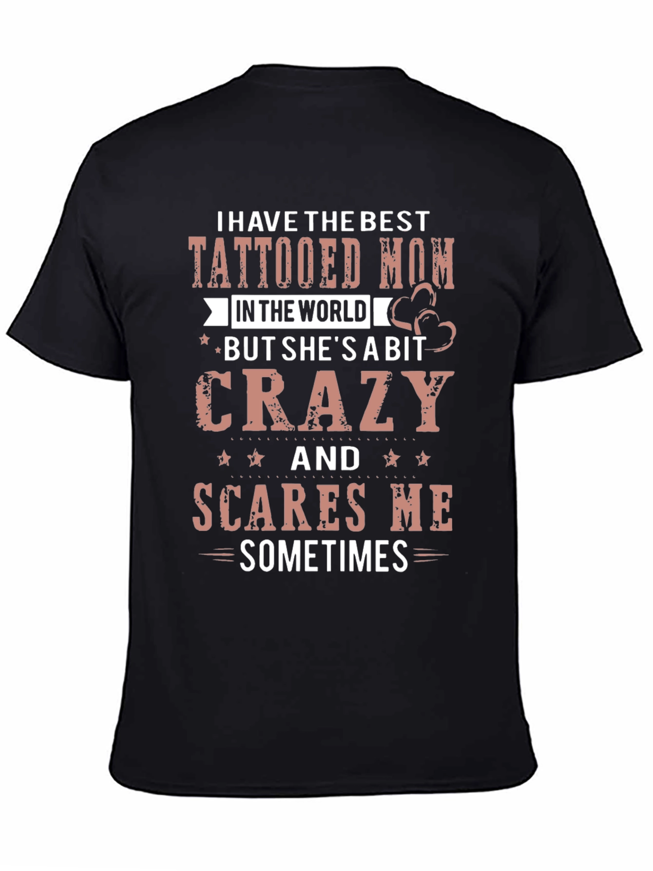Tattooed Mom Graphic Tee - Crazy But Loved!