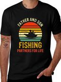 Father and Son Fishing Partners T-Shirt