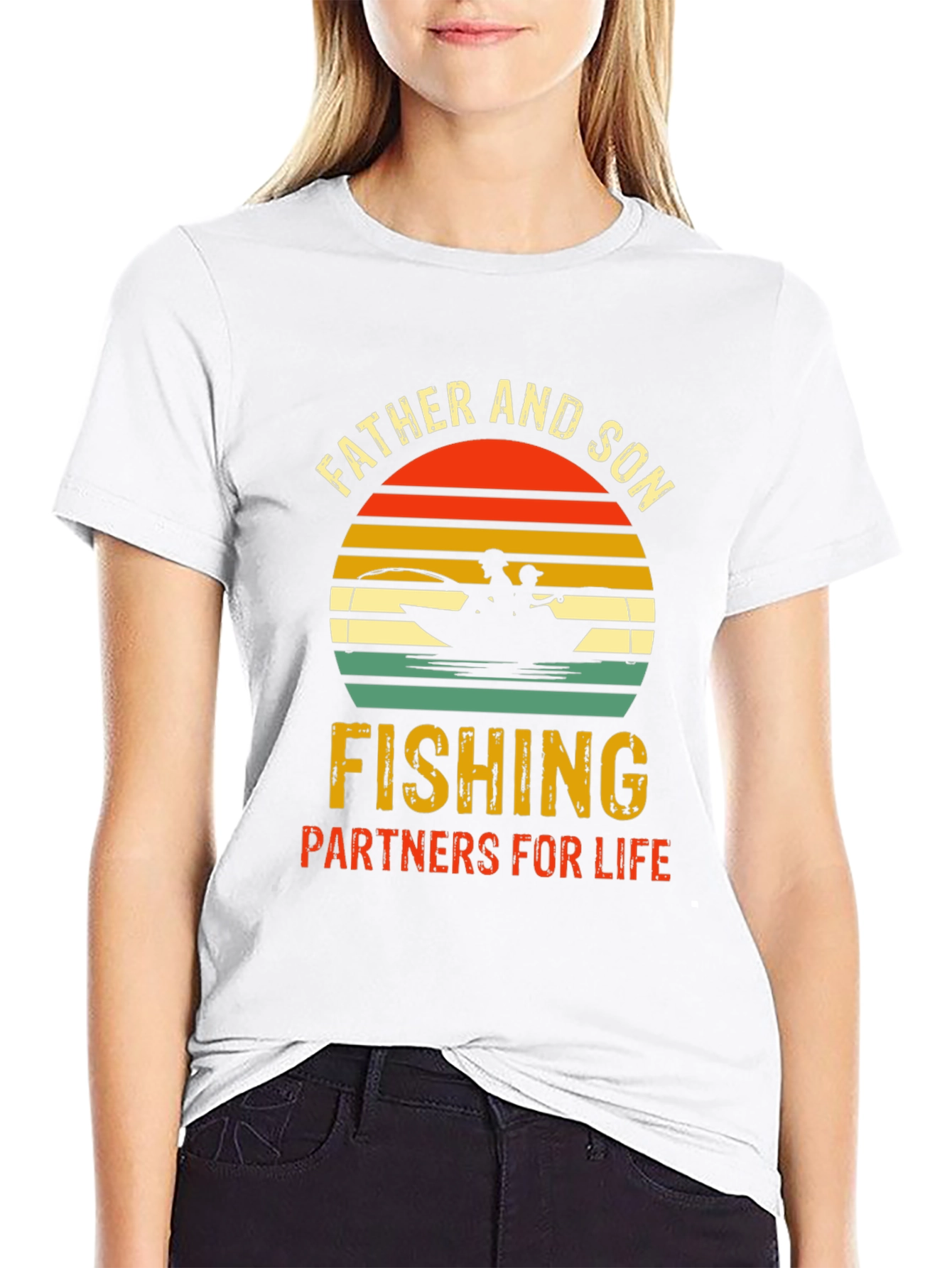 Father and Son Fishing Partners T-Shirt