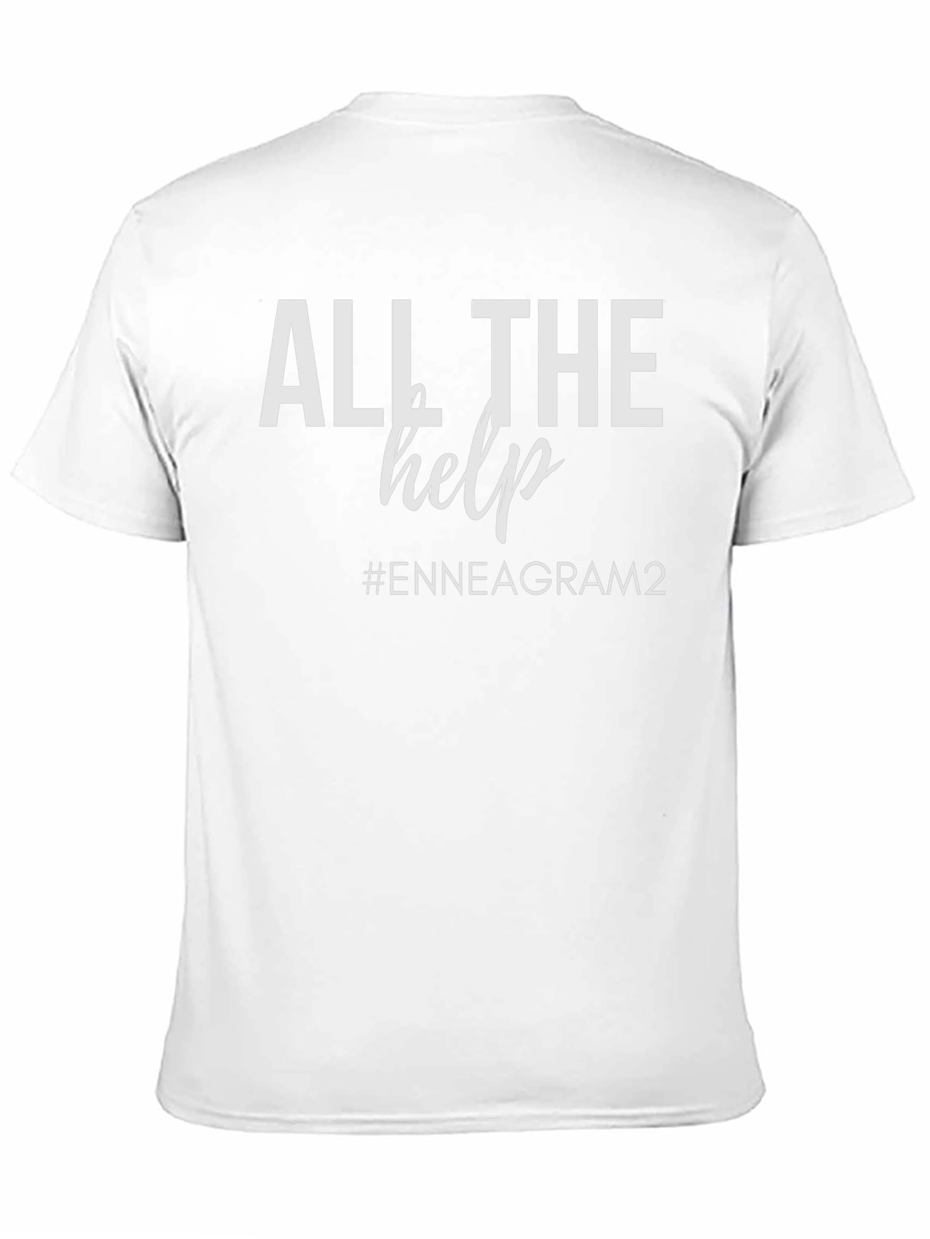 All The Help Enneagram 2 Black Tee