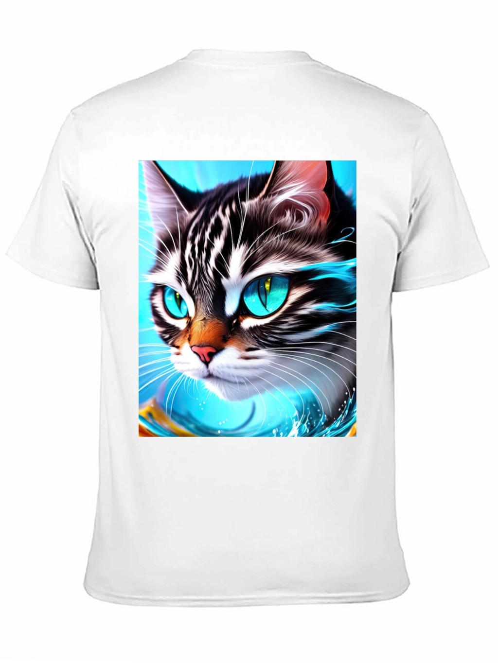 Cat Face T-Shirt - Cool Graphic Tee