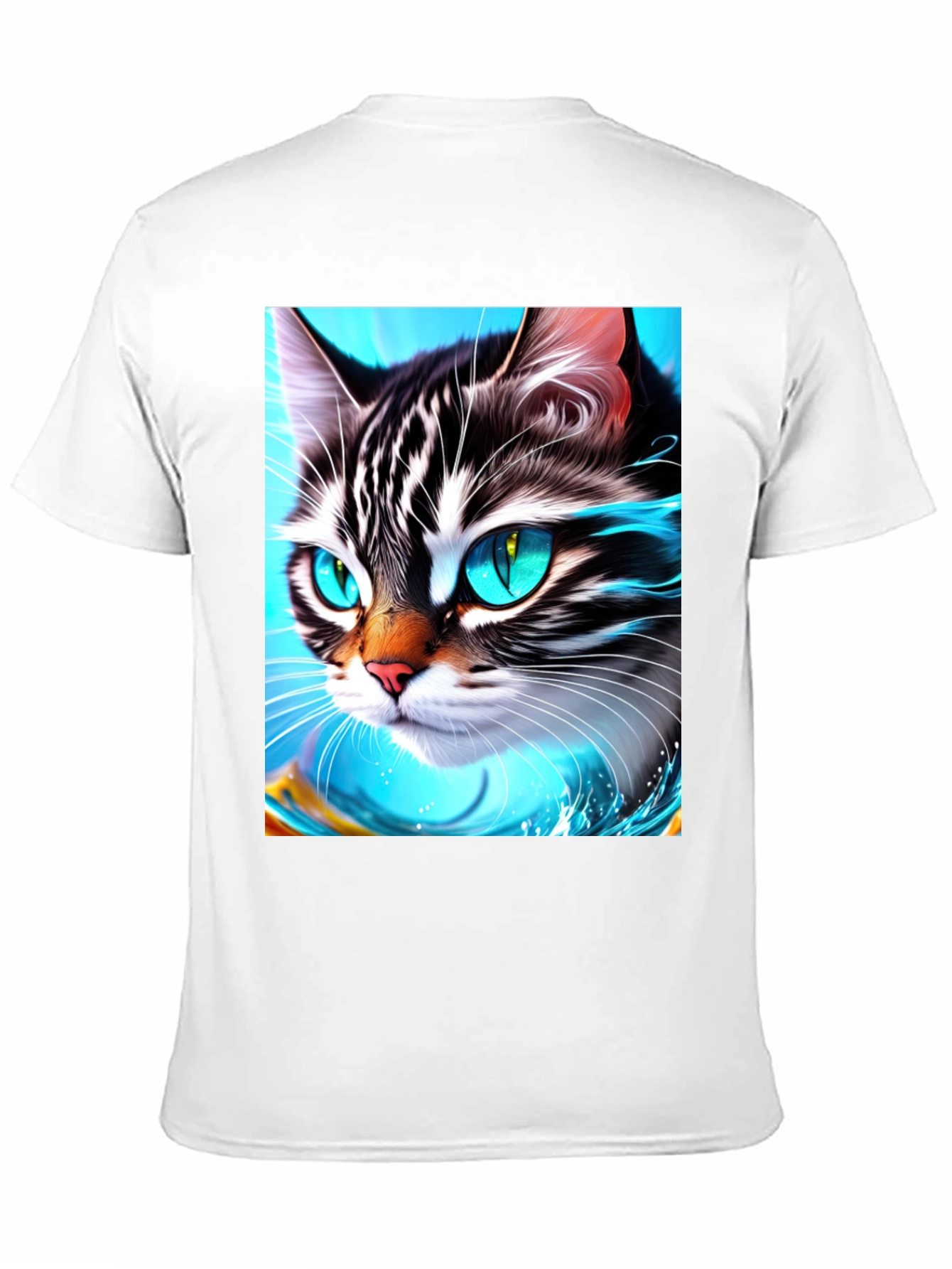 Cat Face T-Shirt - Cool Graphic Tee