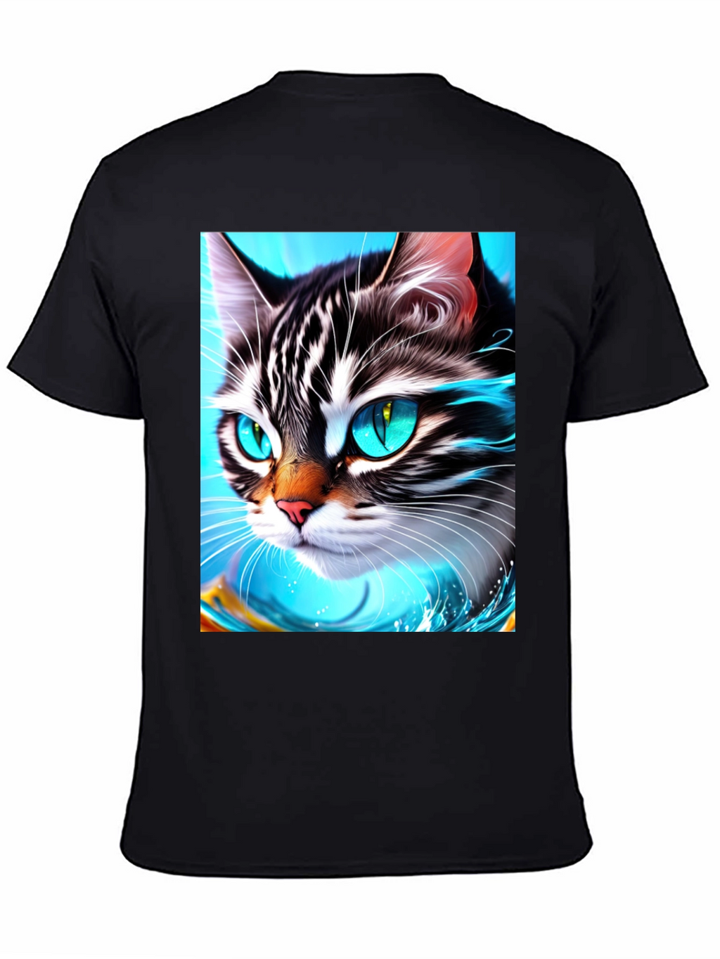 Cat Face T-Shirt - Cool Graphic Tee