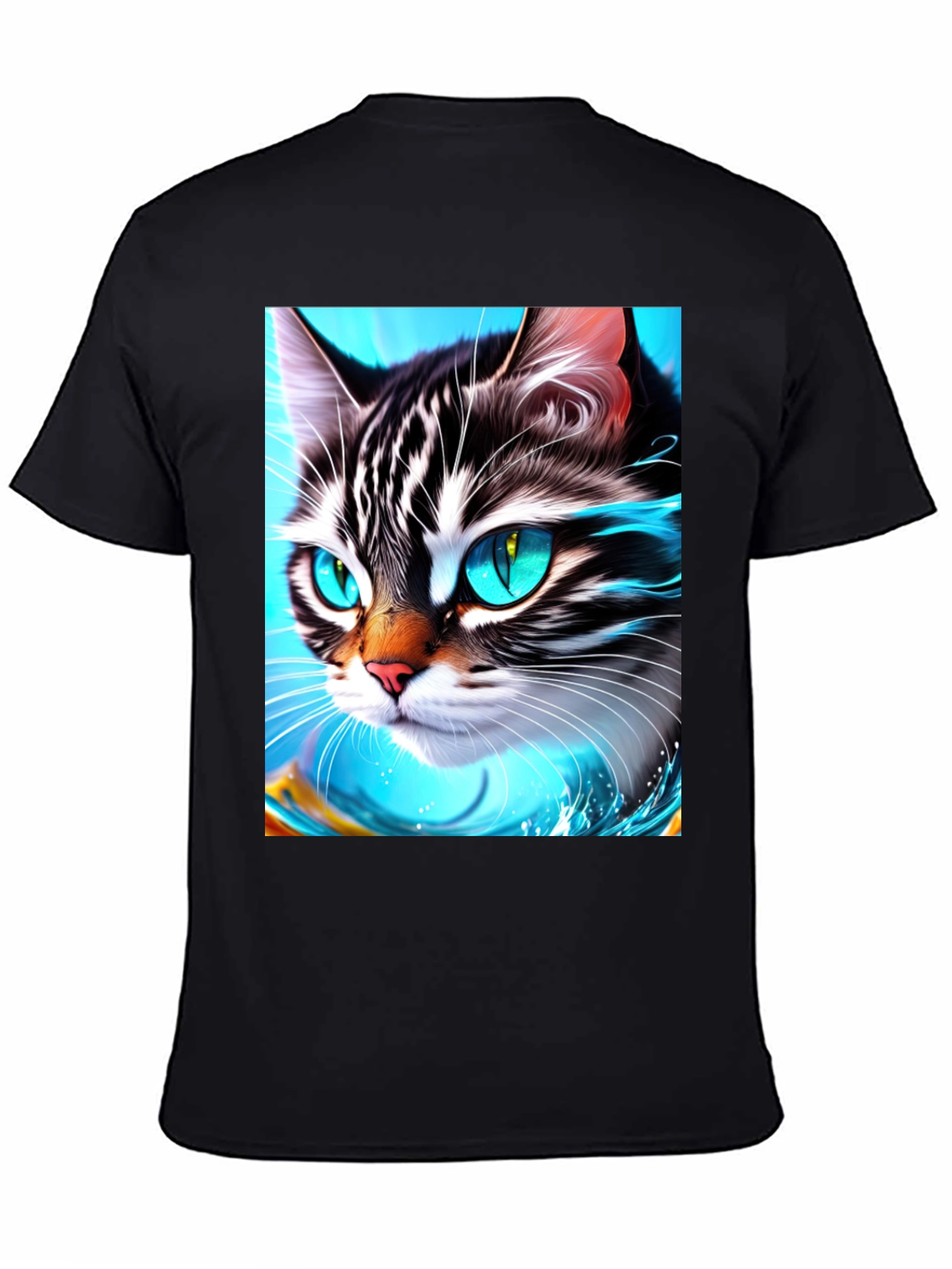 Cat Face T-Shirt - Cool Graphic Tee