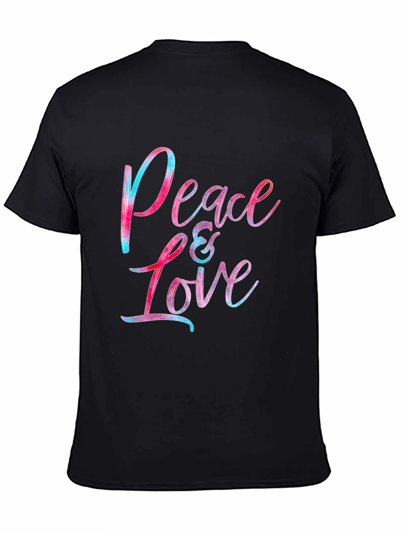 Peace & Love Graphic Tee - Soft Cotton Blend Comfort