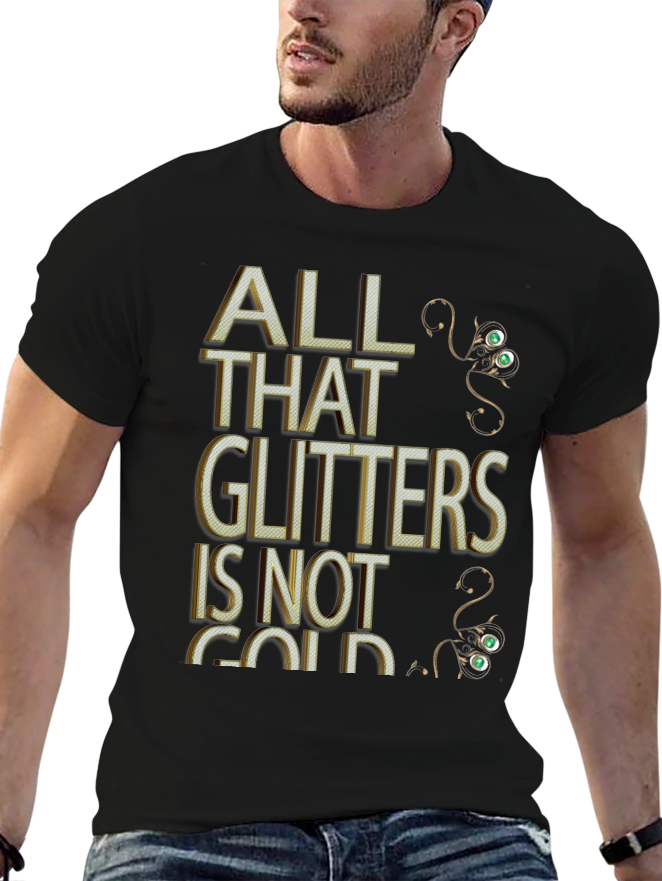 All That Glitters Mens Graphic Tee