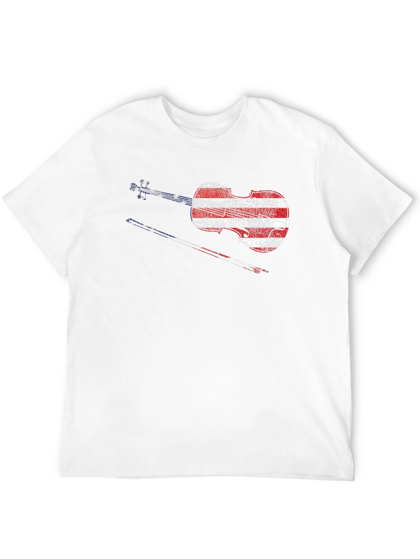 American Flag Violin T-Shirt