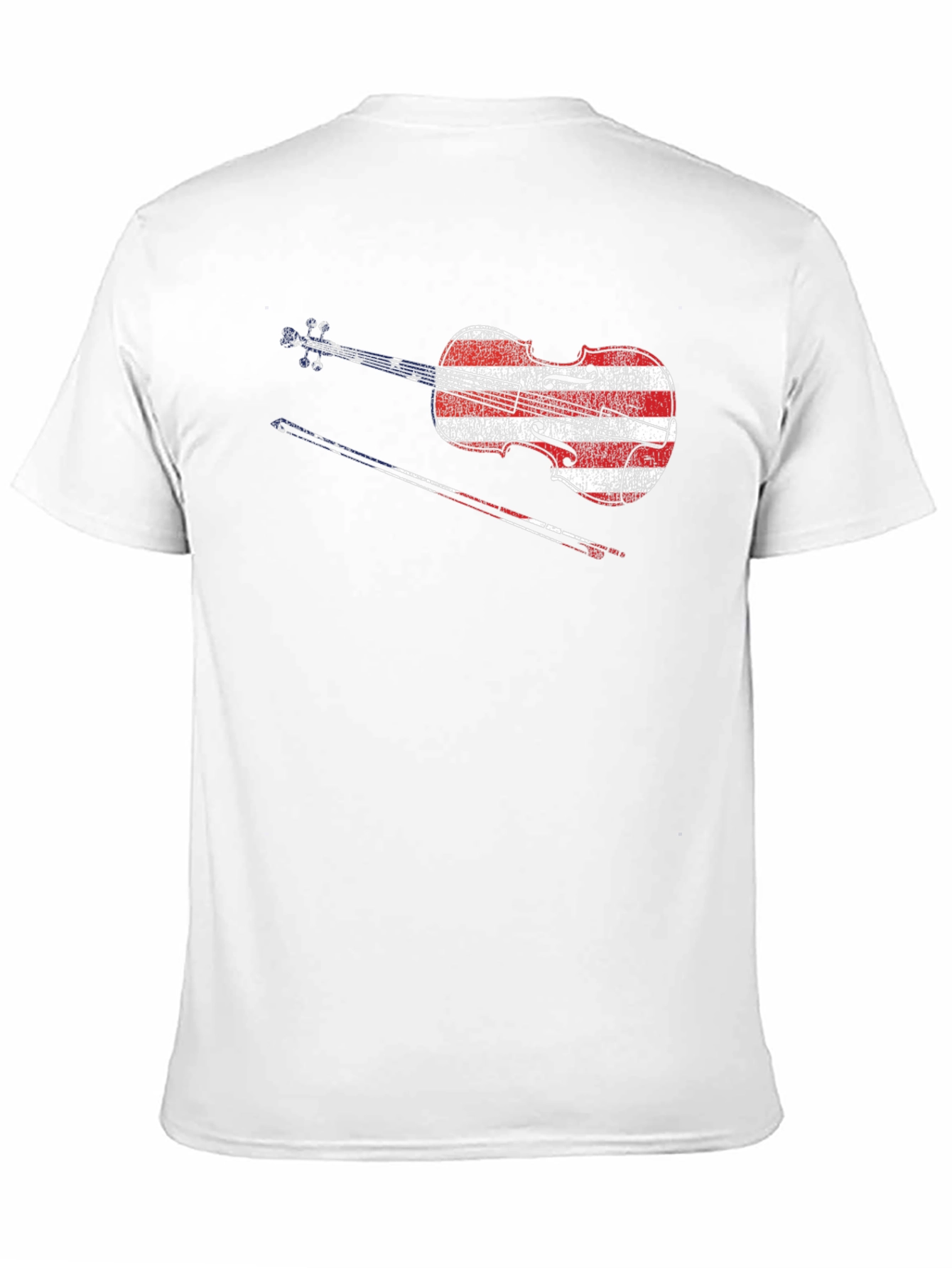 American Flag Violin T-Shirt