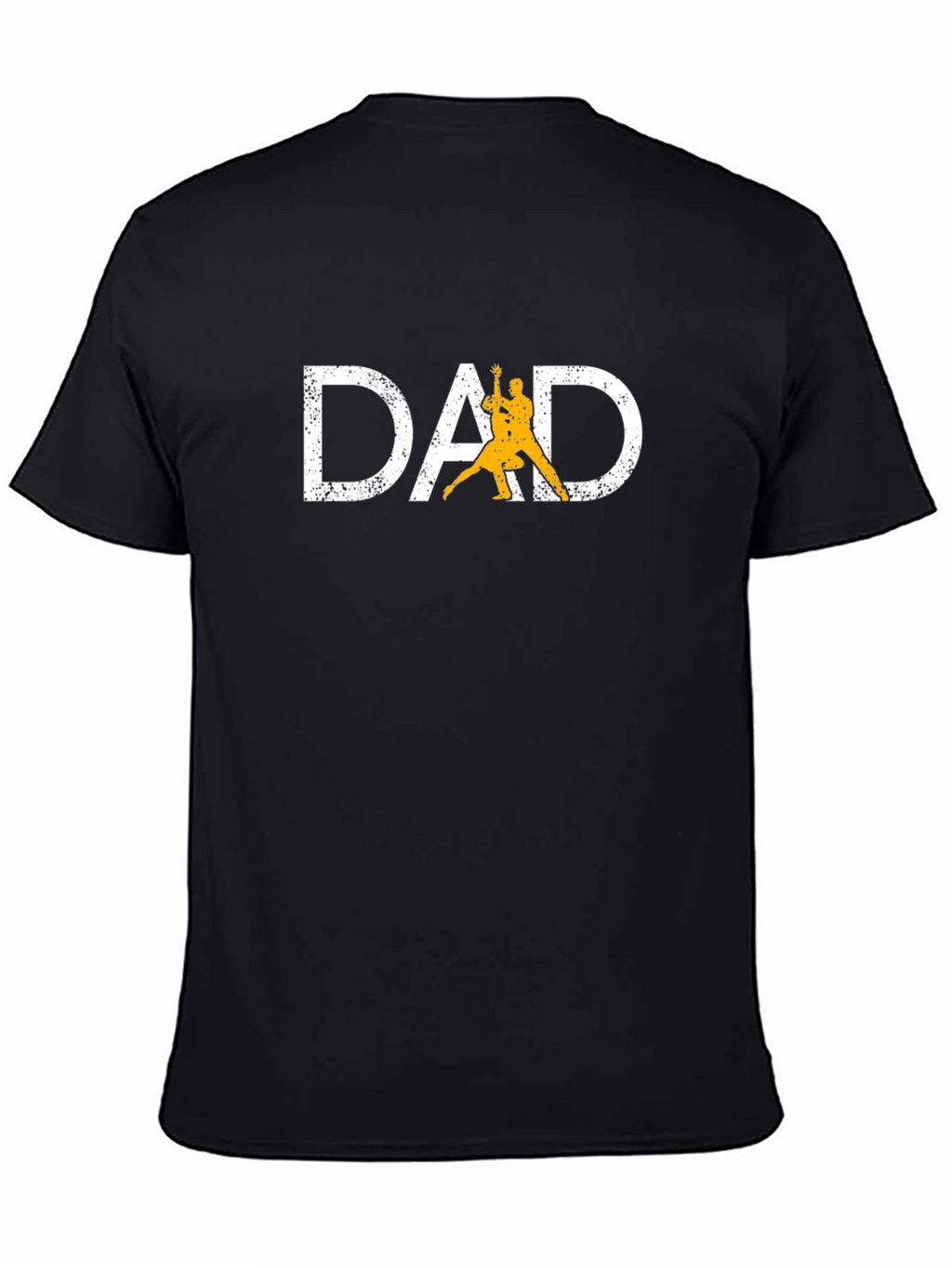 Dad Tango Graphic Tee - Black Cotton Shirt