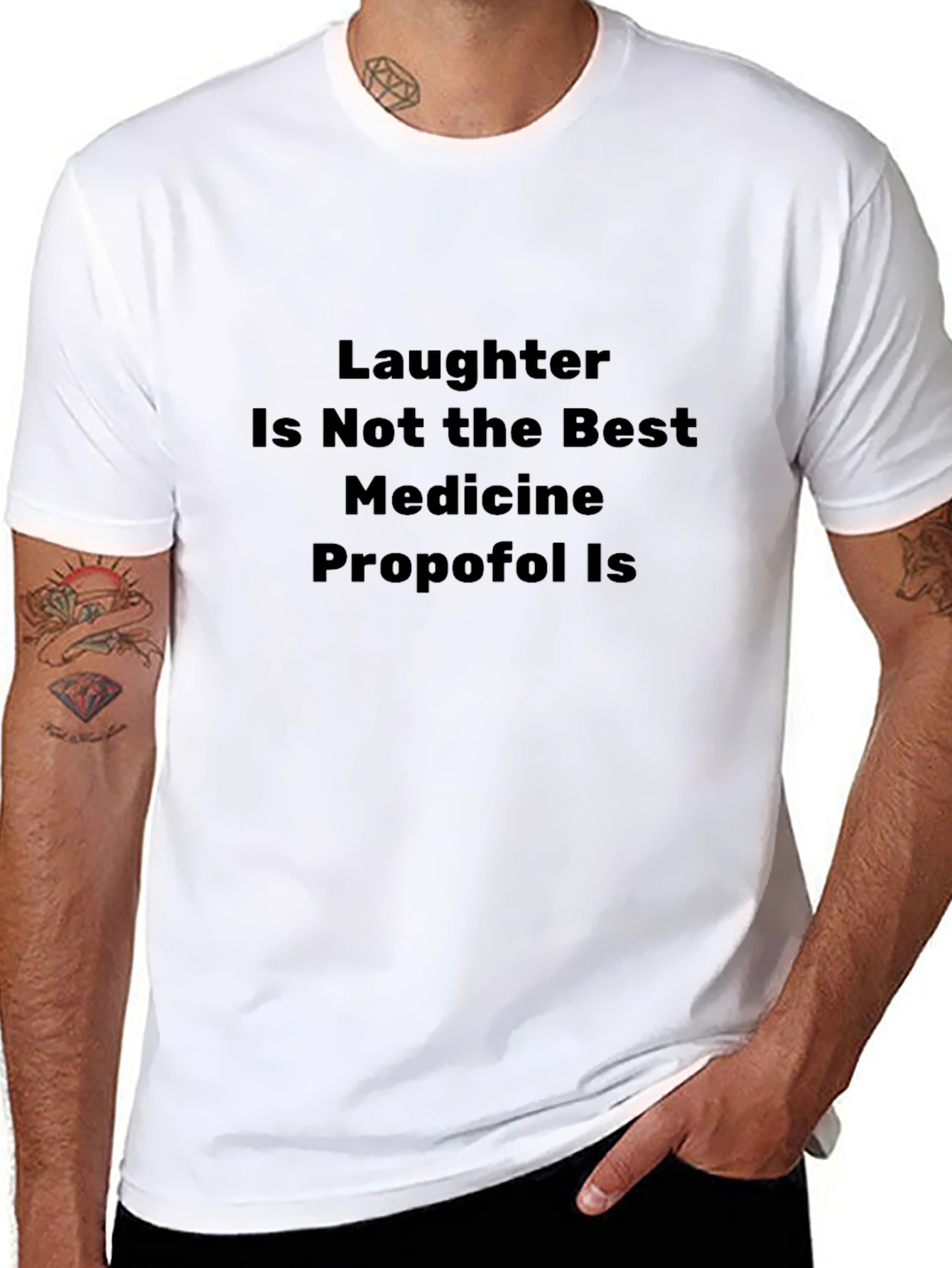 Laughter Isnt Medicine: Funny Graphic T-Shirt