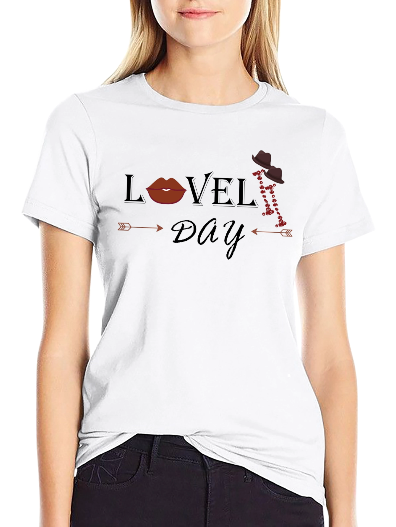 Lovely Day Graphic Tee - Black