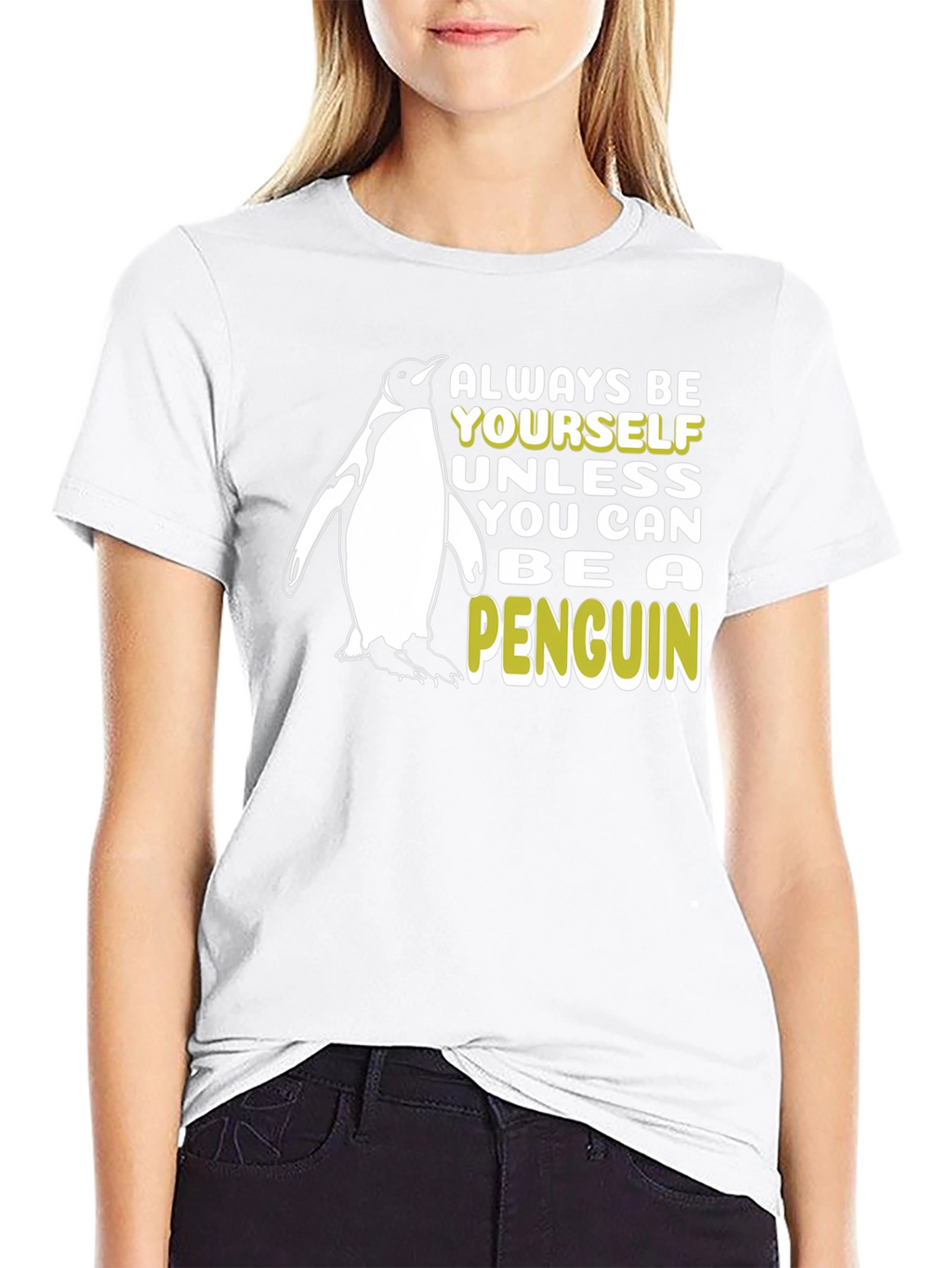 Funny Penguin T-Shirt - Always Be Yourself