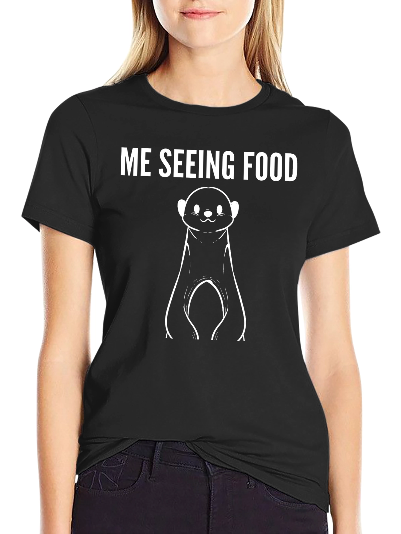 Me Seeing Food Meerkat Graphic Tee