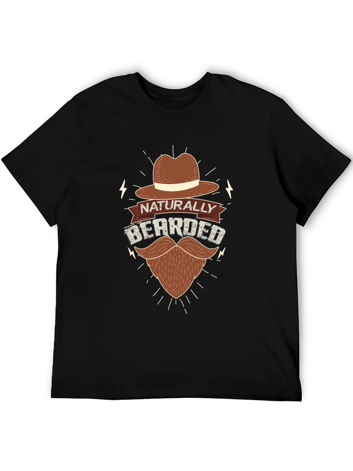 Naturally Bearded Graphic Tee