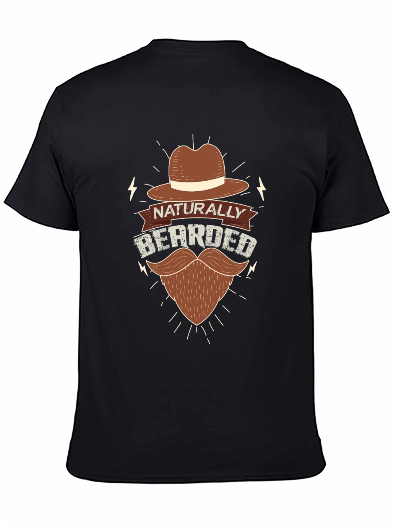Naturally Bearded Graphic Tee