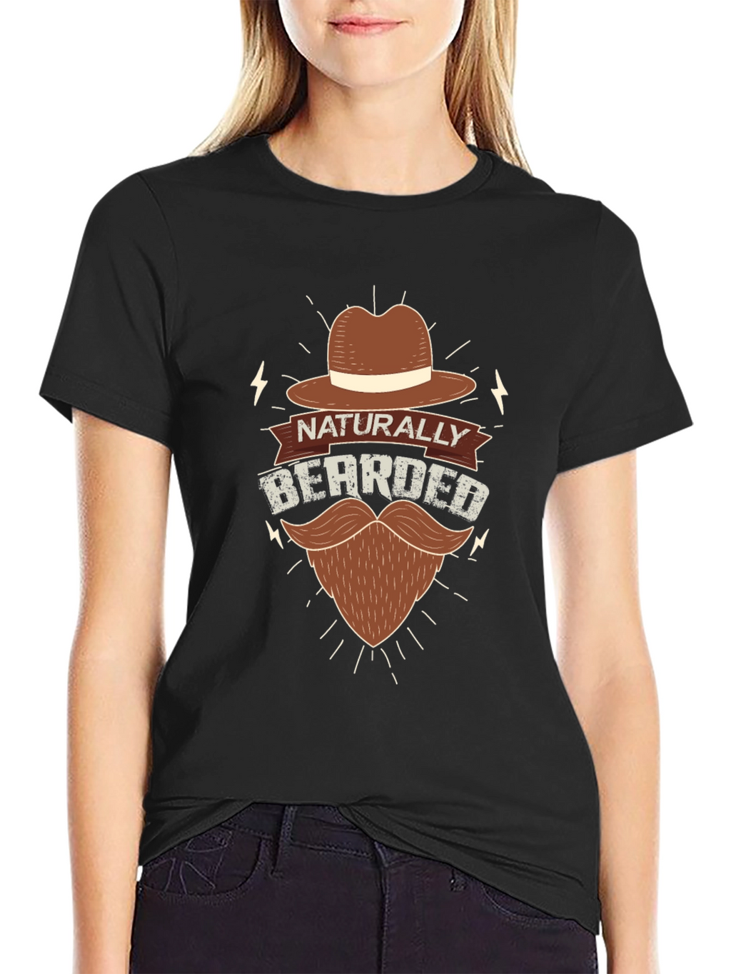 Naturally Bearded Graphic Tee