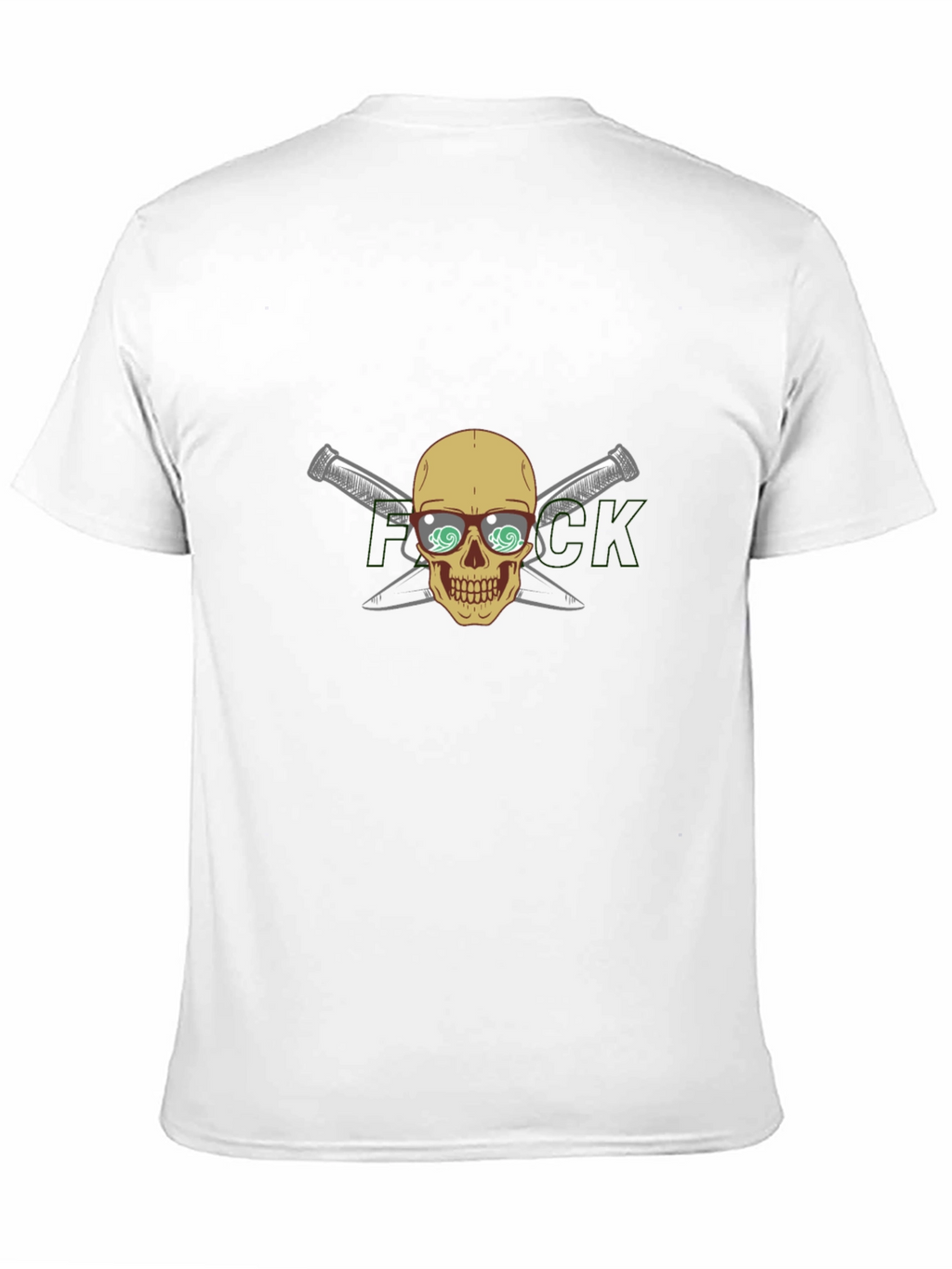 Skull & Crossed Knives Graphic T-Shirt