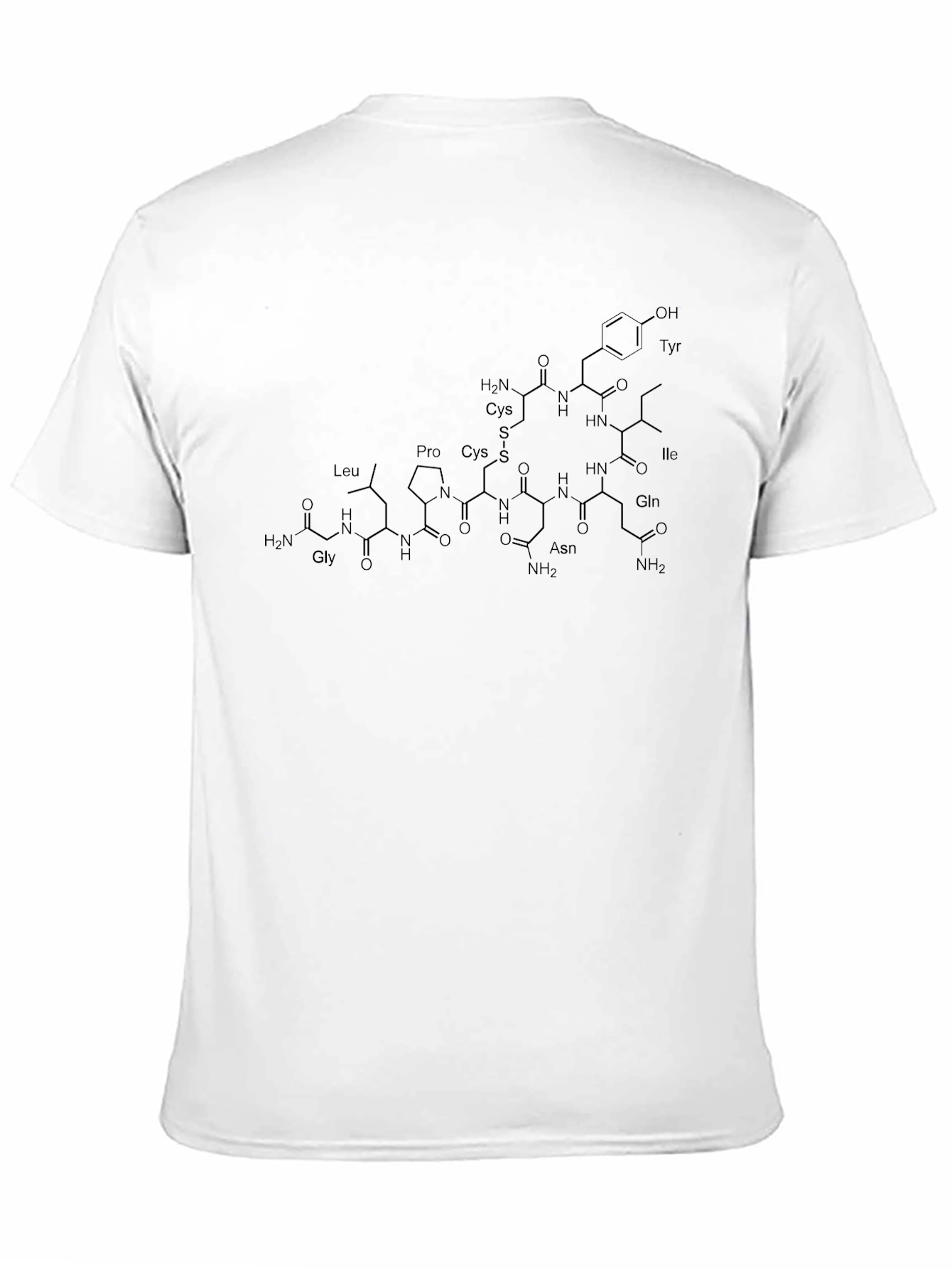 Science T-Shirt - Oxytocin Molecule Design