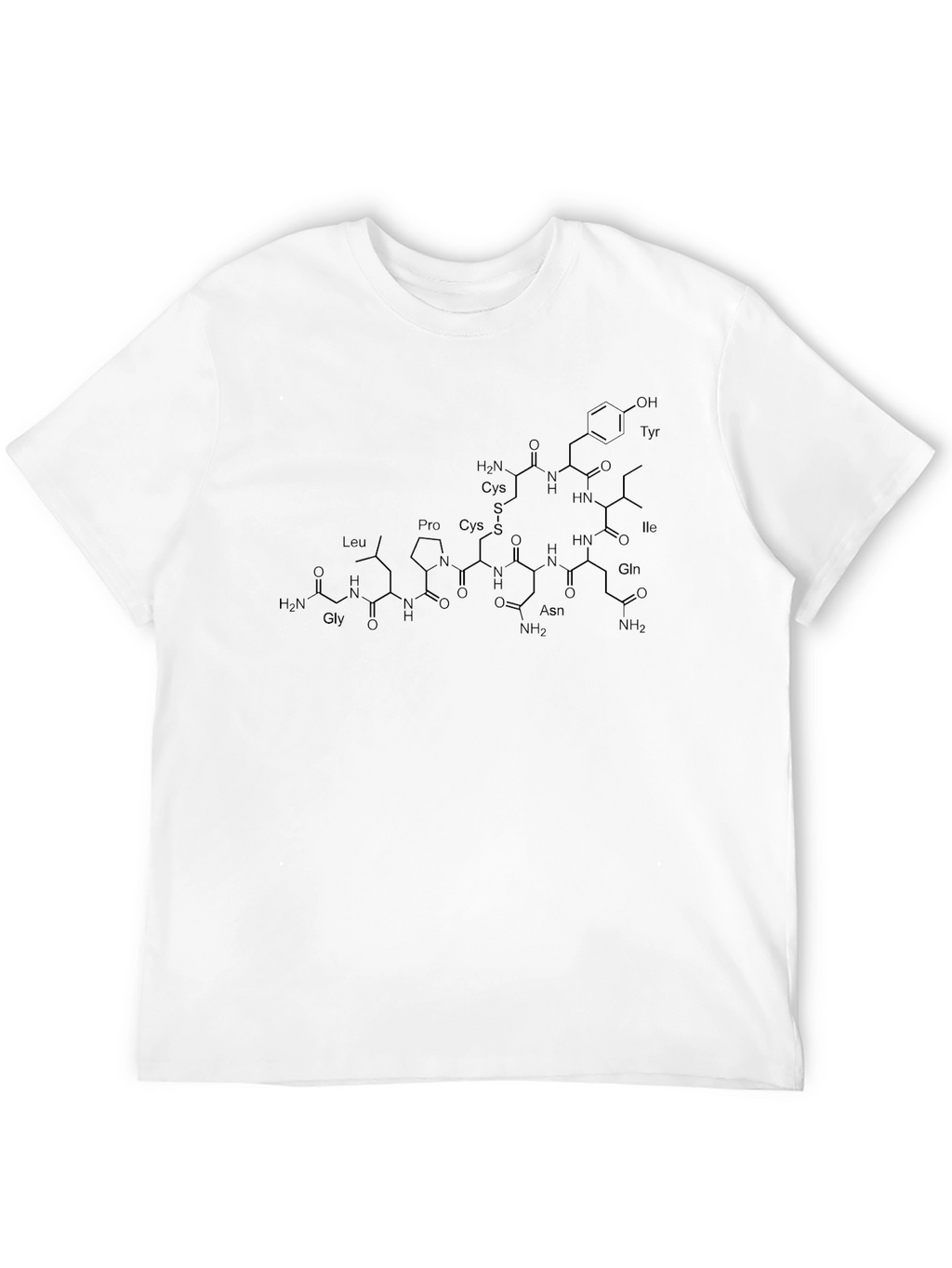 Science T-Shirt - Oxytocin Molecule Design