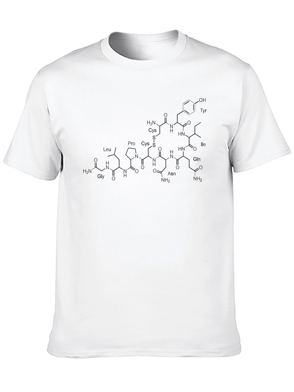 Science T-Shirt - Oxytocin Molecule Design