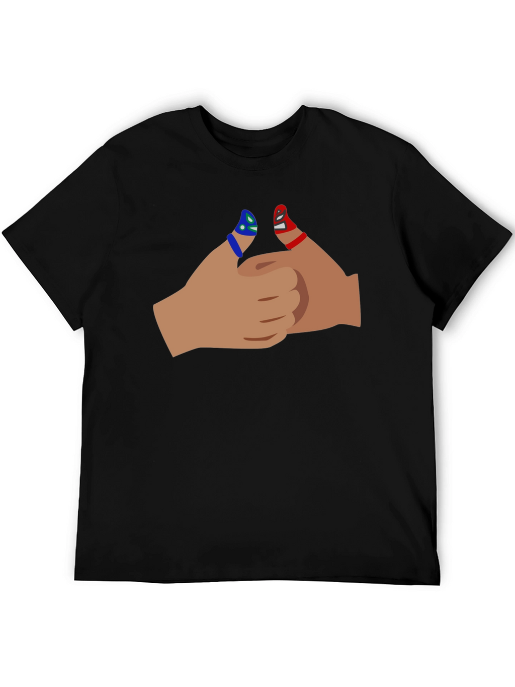 Thumbs Up Graphic Tee - Black