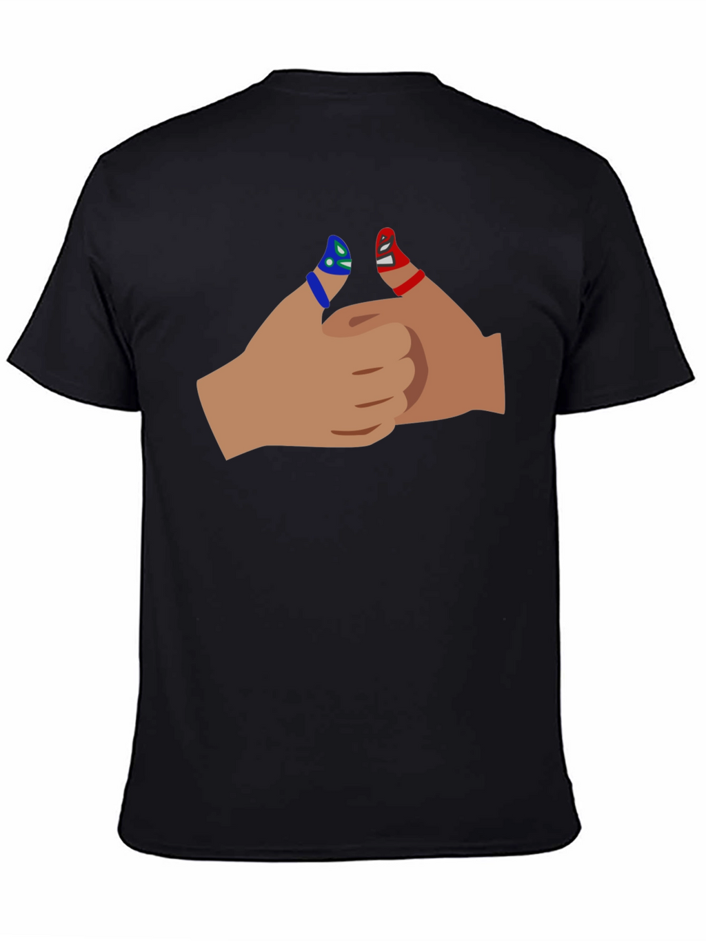 Thumbs Up Graphic Tee - Black
