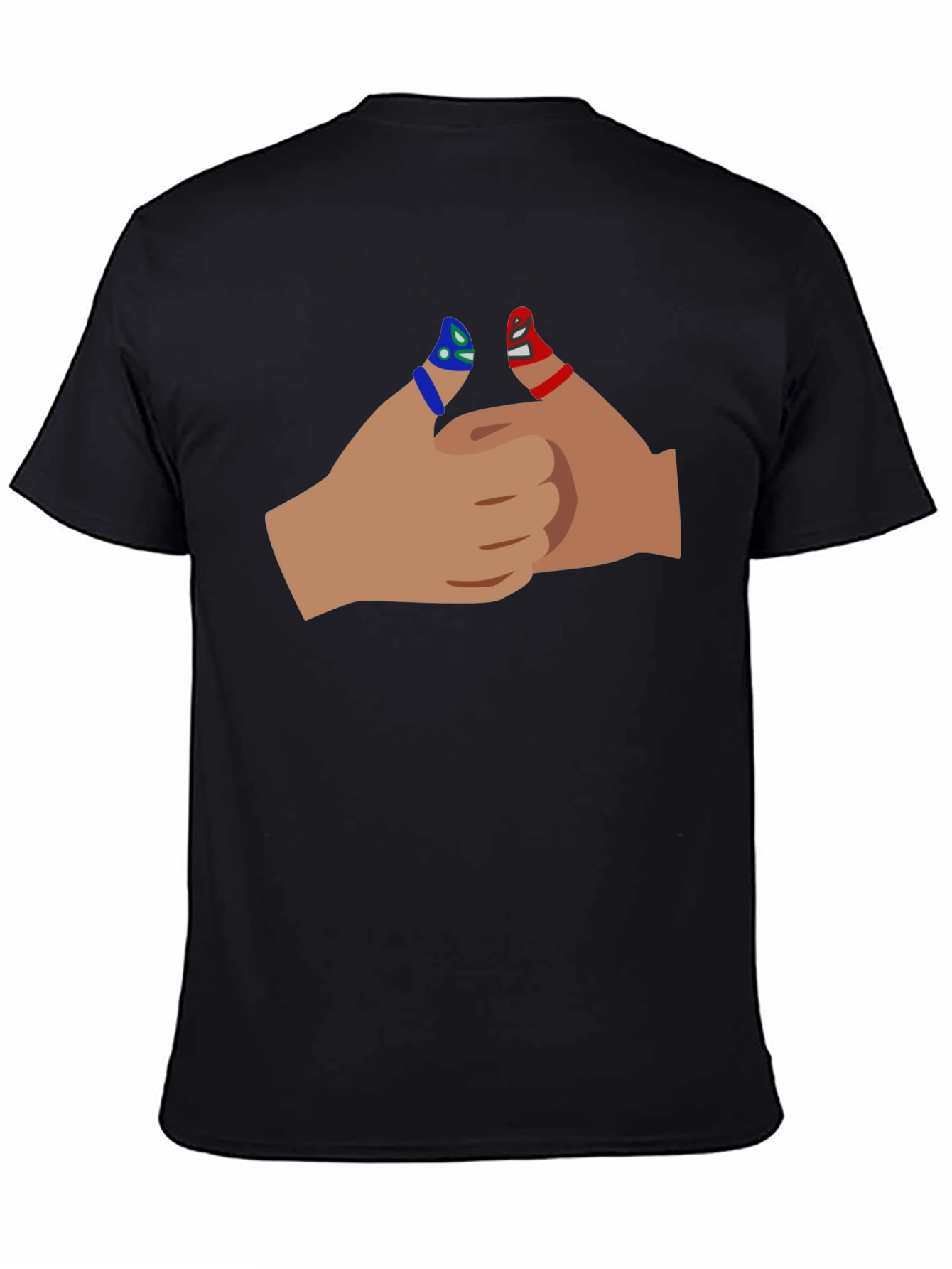 Thumbs Up Graphic Tee - Black
