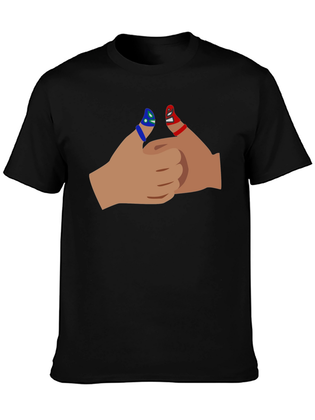 Thumbs Up Graphic Tee - Black