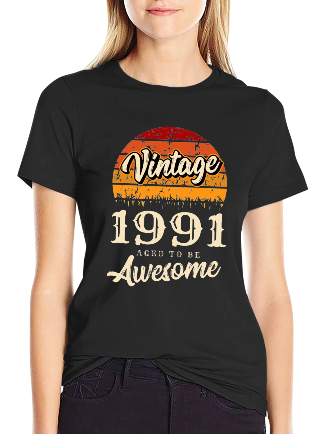 Vintage 1991 Aged to Be Awesome T-Shirt