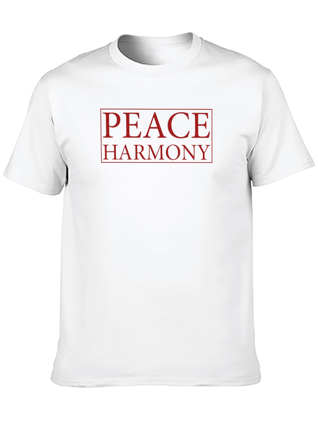 Peace Harmony Graphic Tee - Soft Black Cotton