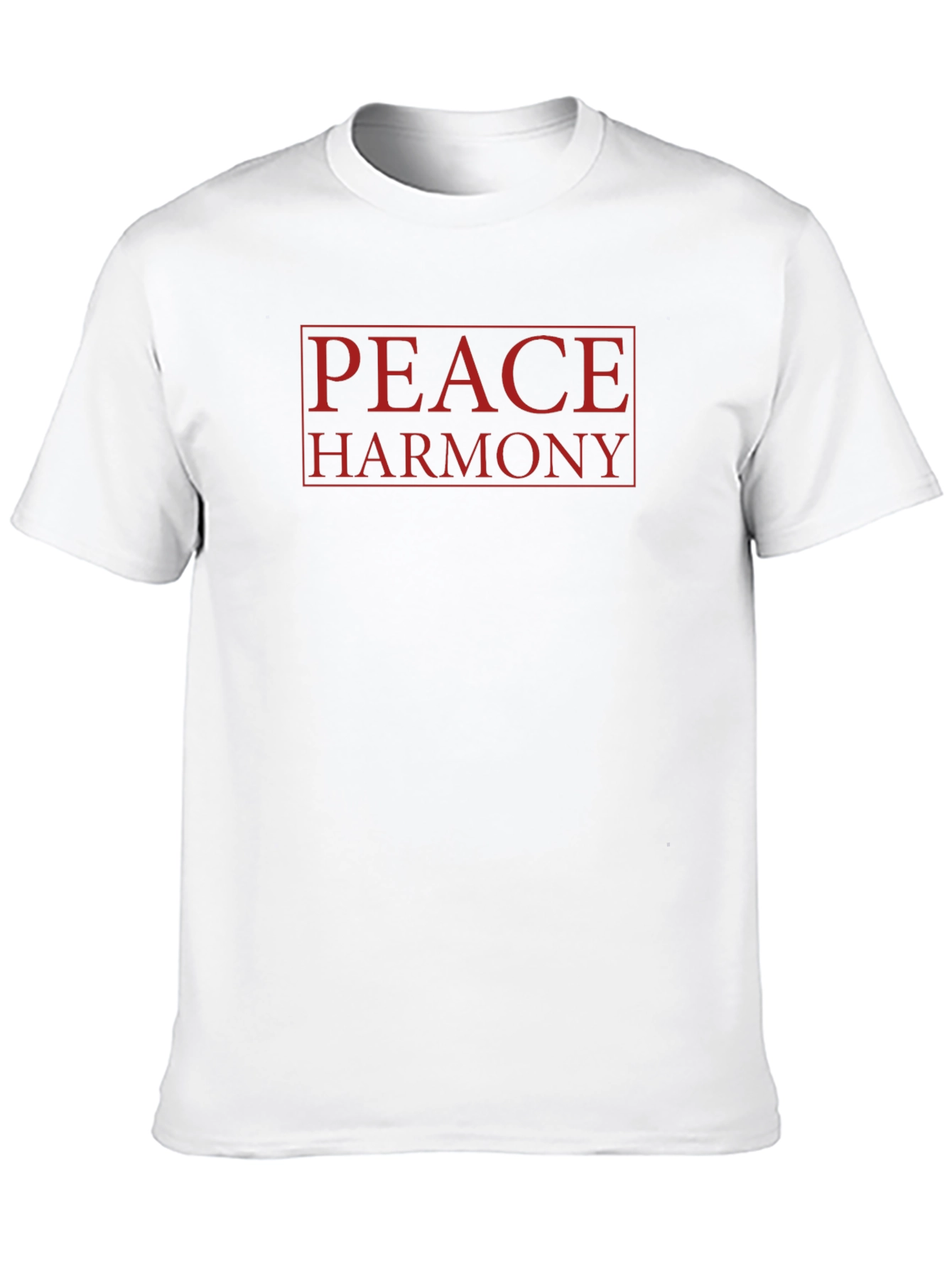 Peace Harmony Graphic Tee - Soft Black Cotton