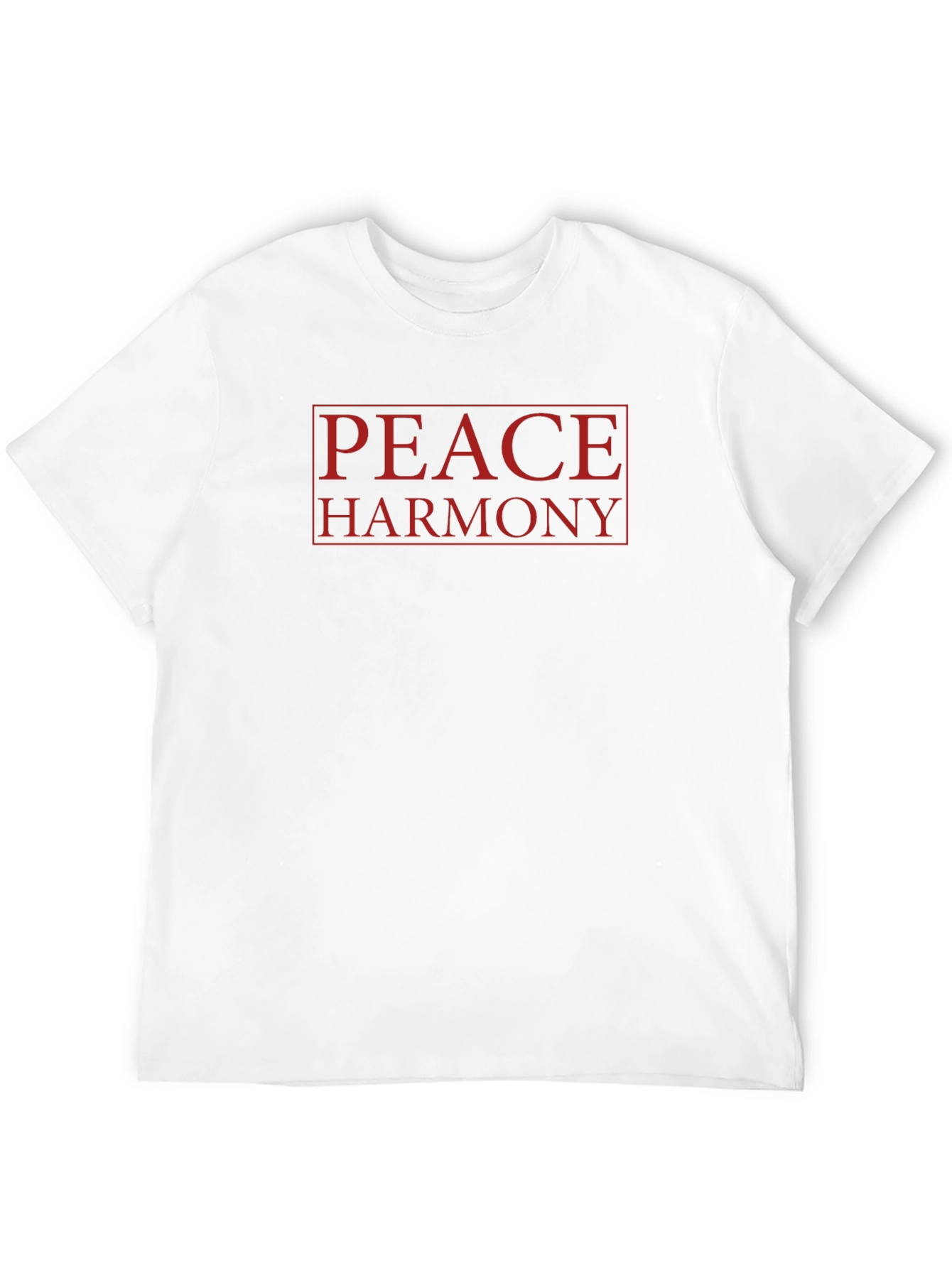 Peace Harmony Graphic Tee - Soft Black Cotton
