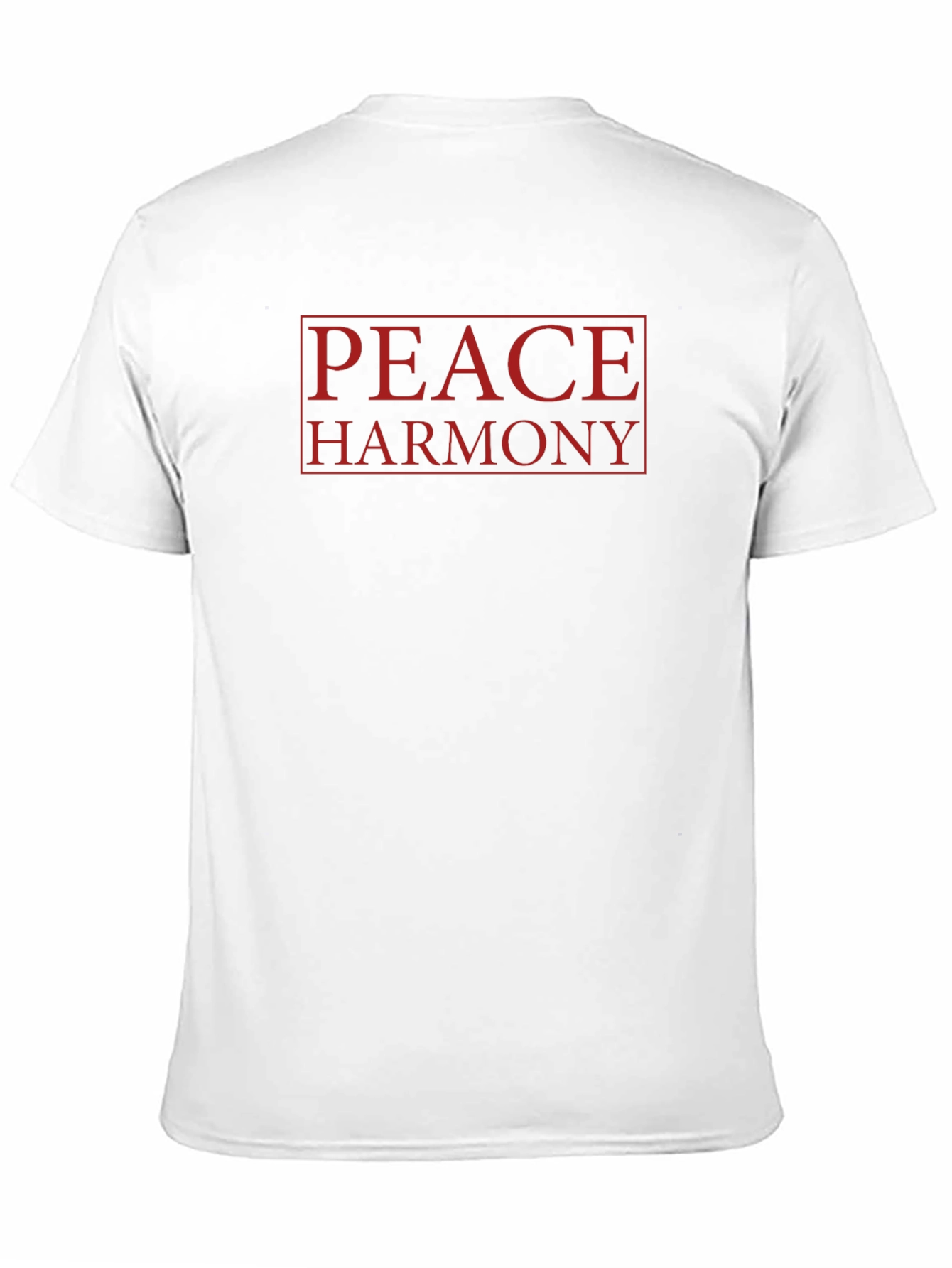 Peace Harmony Graphic Tee - Soft Black Cotton