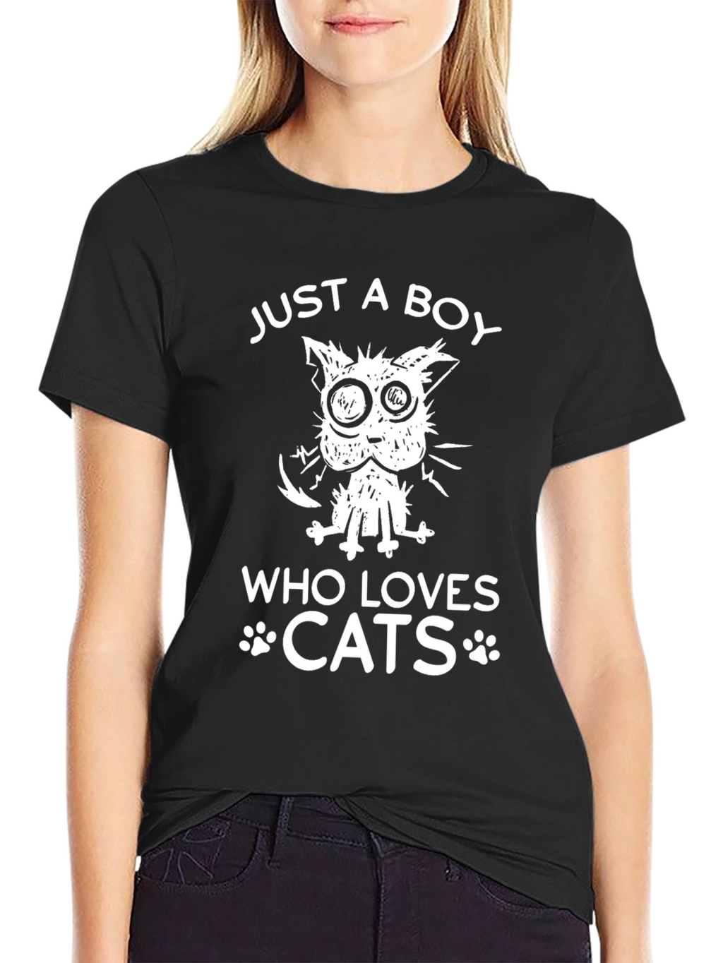 Boy Loves Cats T-Shirt
