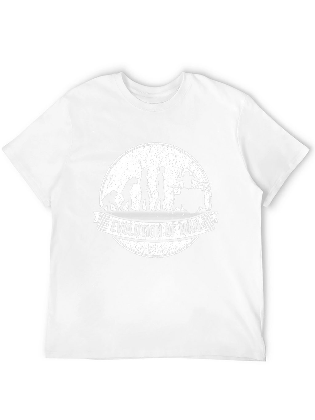Evolution of Man Drummer Graphic T-Shirt