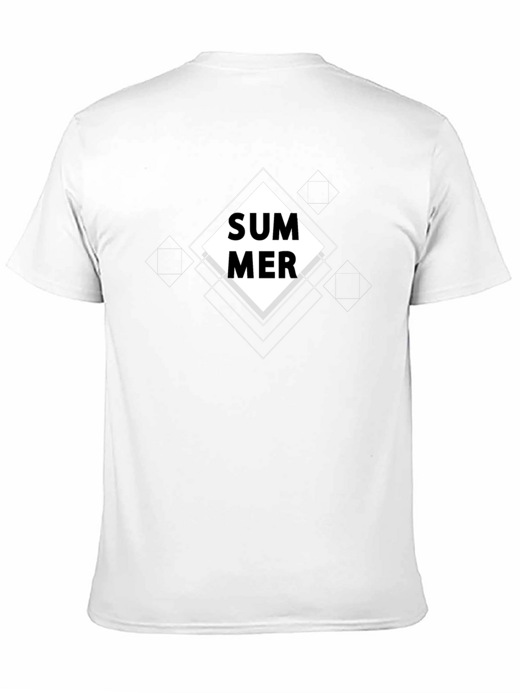 Summer Graphic Black T-Shirt