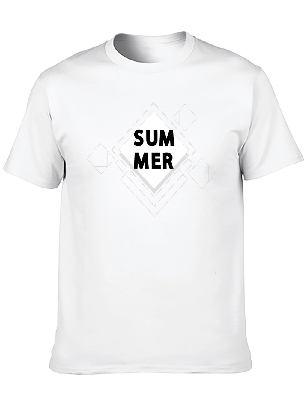 Summer Graphic Black T-Shirt