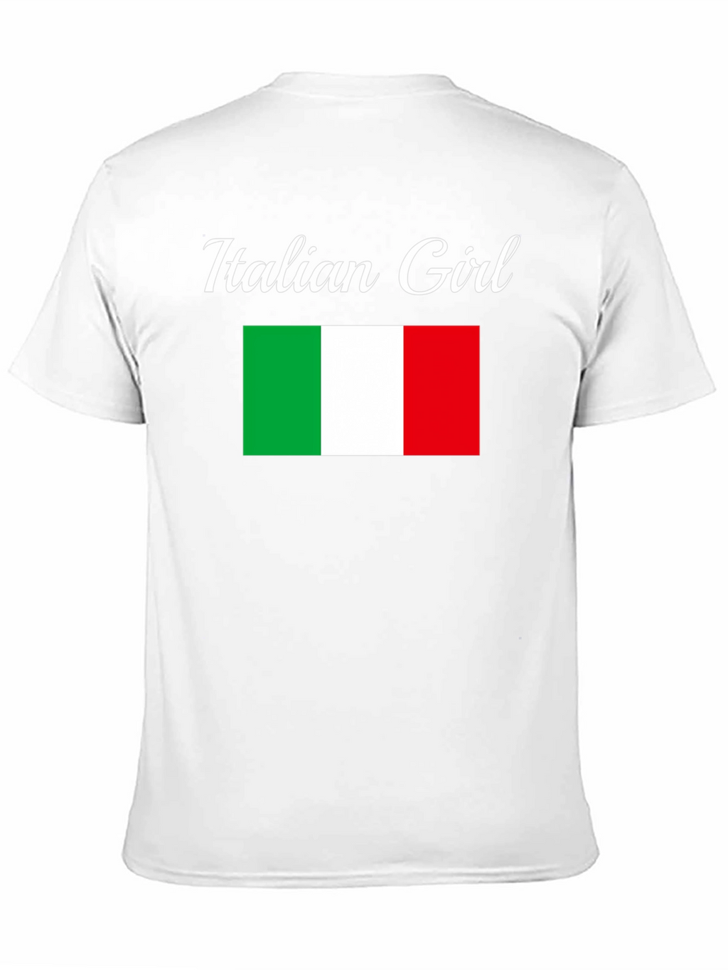 Italian Girl Flag T-Shirt